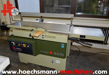 SCM FS 520 Abrichtdickenhobel, Holzbearbeitungsmaschinen Hessen Höchsmann