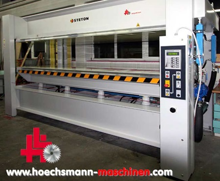 Steton Furnierpresse p160 Höchsmann Holzbearbeitungsmaschinen Hessen